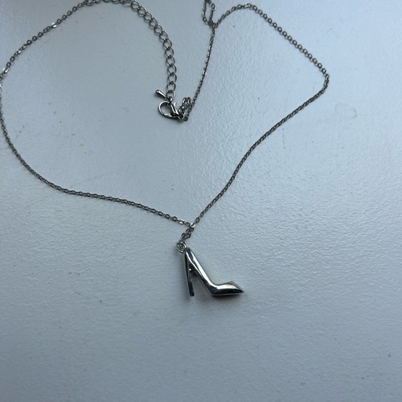 Sterling Silver High Heel Necklace - Picture 4 of 4